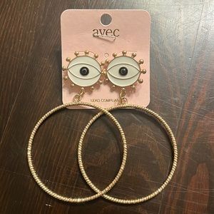Evil Eye Hoop Earrings